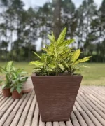 MACETERO MODELO ZURIQUE 29X34X35 COLOR CAFE